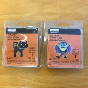 NWT - Creatology Halloween Melty Beads Set Black Cat and Dracula Vampire